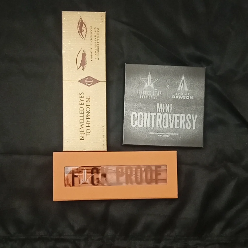 Mini Controversy Eyeshadow Palette & F*ck Proof Mascara & Charlotte Tilbury New